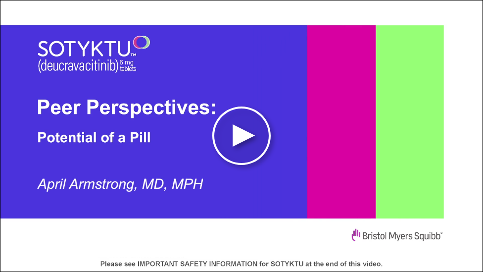 Peer Perspectives: Potential of a Pill, Dr. April Armstrong, MD